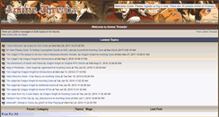 Desktop Screenshot of animethreads.com